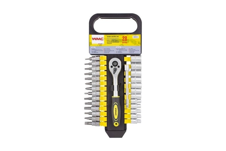 Zestaw nasadek i bitów WMC TOOLS 28 szt.