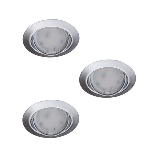 Recessed luminaire Kanlux Tribis 23847, 3x10W, GU10, grey