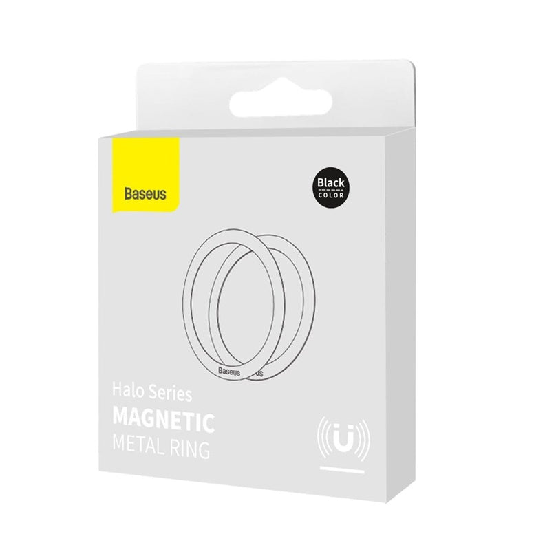 Metal ring for magnetic car holder Baseus, black