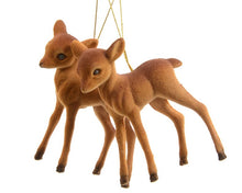 Eglutės žaisliukas Reindeer, rudas, 7.5 cm, 2 vnt.