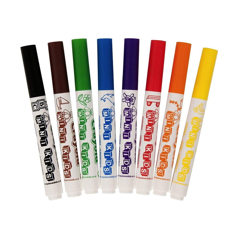 Flomasteriai Crayola, vienpusiai, 8 vnt.