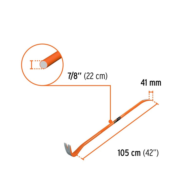 Łom-wyciągacz Truper Expert®, 1050 mm x 22 mm