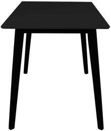 Dining table House Nordic Vojens, black, 120x70x75cm