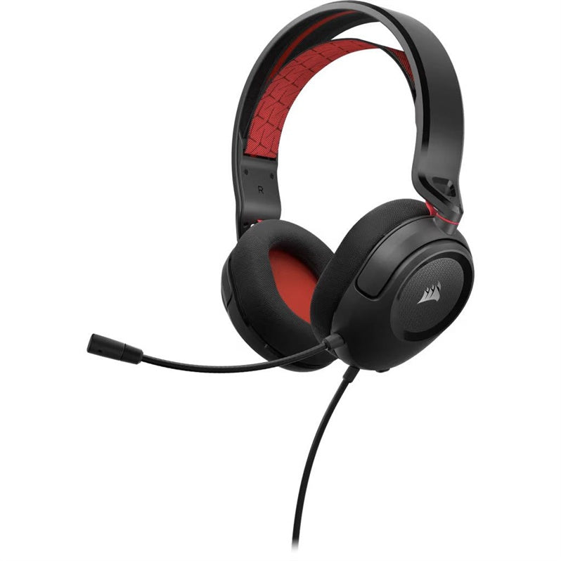 Wired Gaming Headset Corsair HS35 v2, black/red