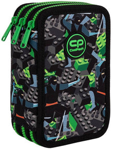 Penalas CoolPack Block, 20 cm x 7.5 cm, juoda/žalia