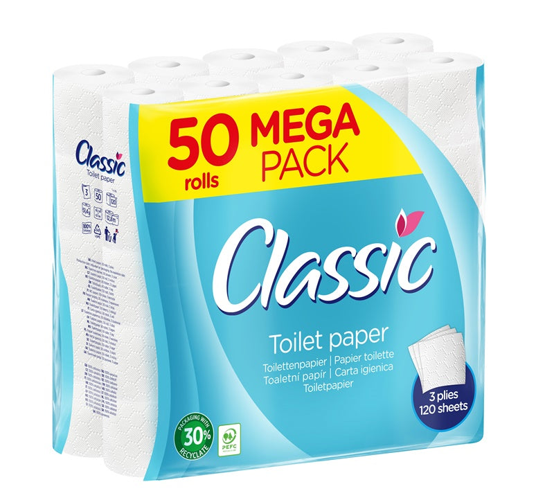 POPIER TUALET CLASSIC 50RUL