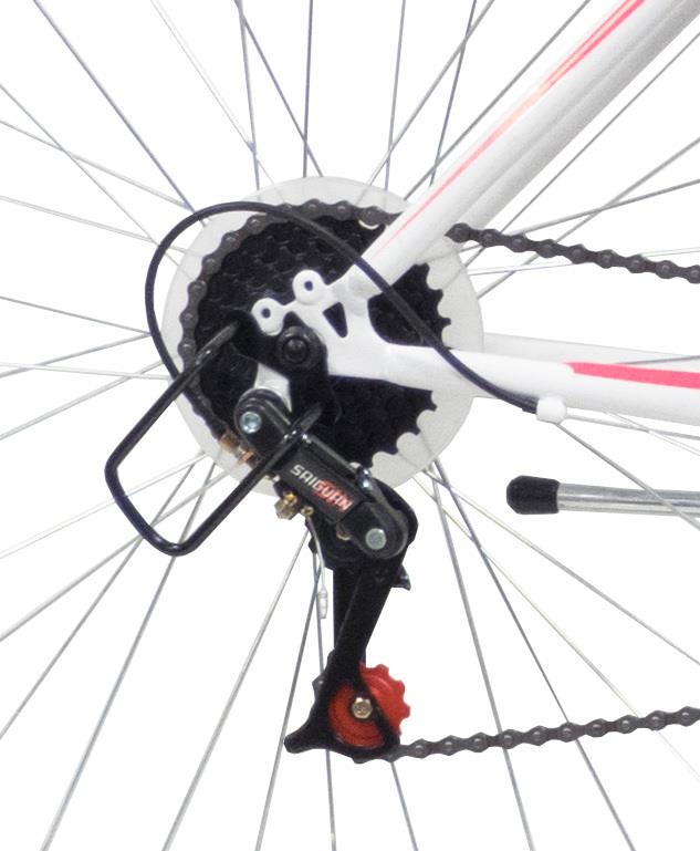 Dviratis miesto Bottari Milano, 26 ", baltas/rožinis