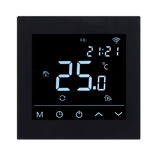 Termostat HEATCOM HC91 Wi-Fi, czarny