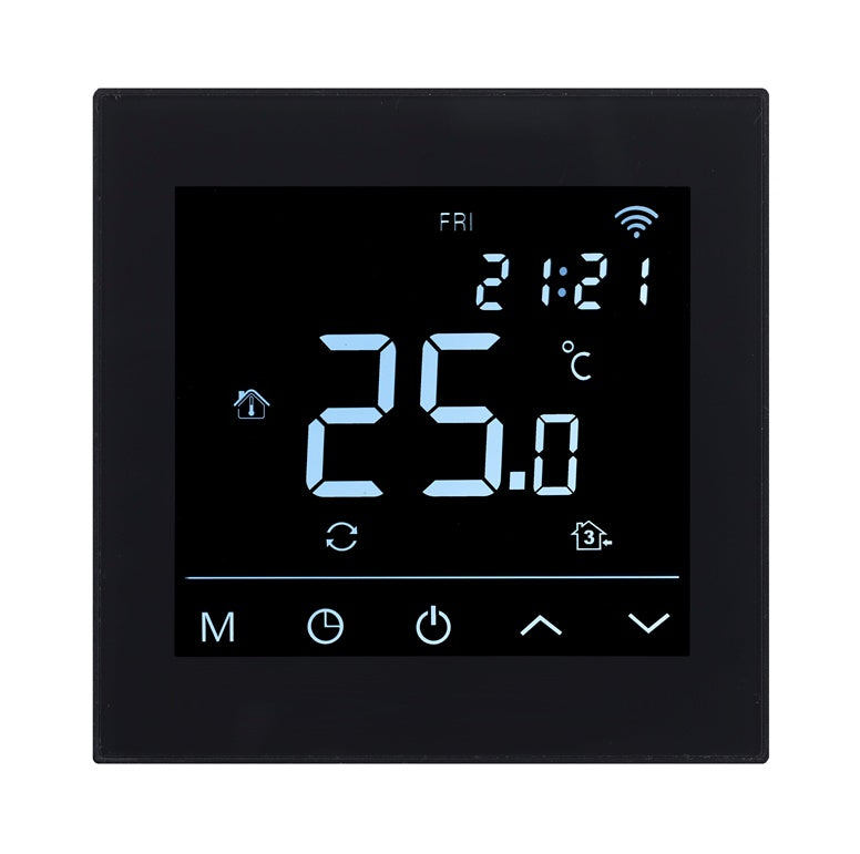 Termostat HEATCOM HC91 Wi-Fi, czarny