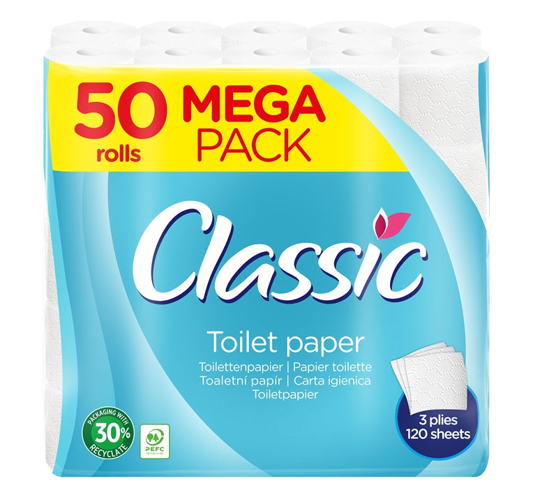 POPIER TUALET CLASSIC 50RUL