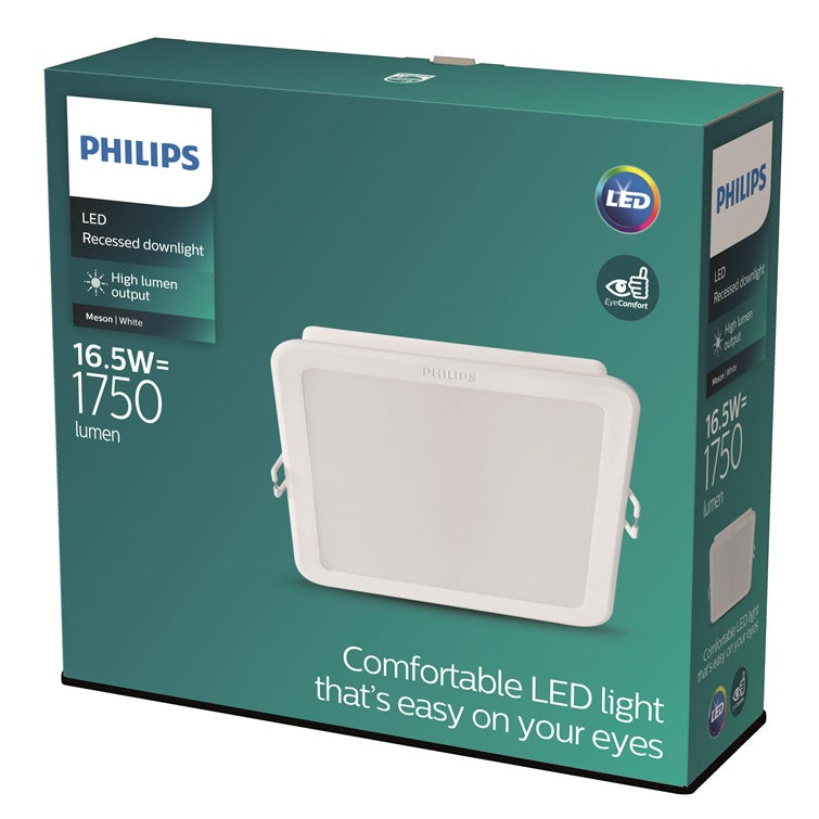 Recessed luminaire Philips MESON, 16.5W, 4000K, LED