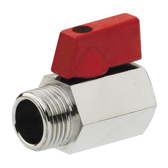 VENTILIS RUTULINIS MINI MF 3/8 RAUDONAS