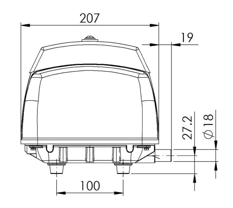 Orapūtė Airmac DB60, 60 W