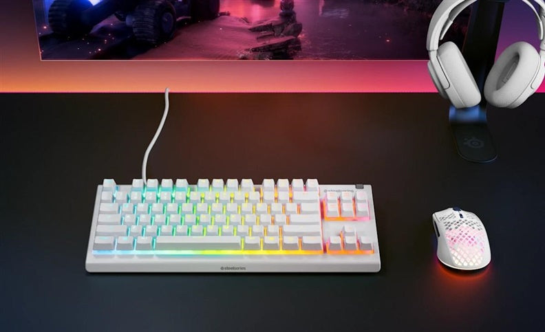 Keyboard Steelseries Apex 3 TKL, English (US), white