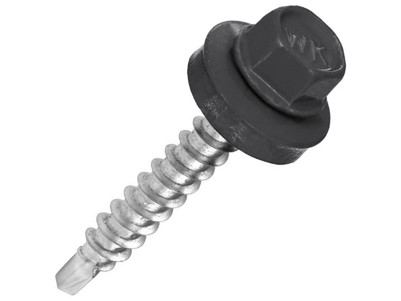 Wkręt samowiercący Wkret-Met WFD, RAL7024, 4.8 mm x 35 mm, 250 szt.