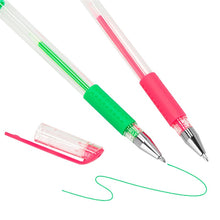 DŁUGOPISY ŻELOWE NEONOWE 1MM 6SZT