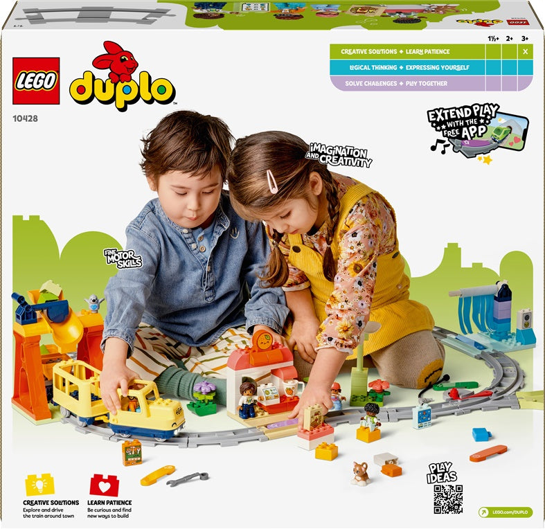 Zabawka konstrukcyjna LEGO® Duplo Interaktywny pociąg społecznościowy 10428