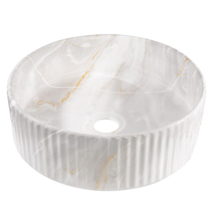 WASHBASIN CLOSED GLAMOUR TREND 36CM GREY/BEIGE