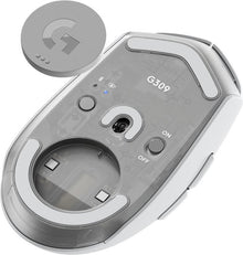 Belaidė žaidimų pelė Logitech G309 LIGHTSPEED, balta