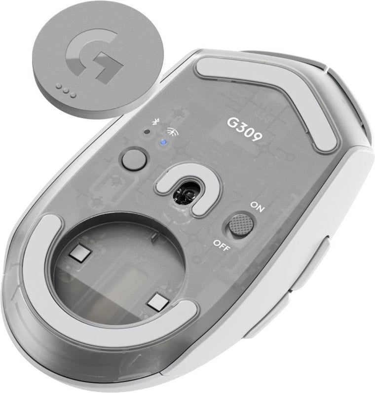 Belaidė žaidimų pelė Logitech G309 LIGHTSPEED, balta