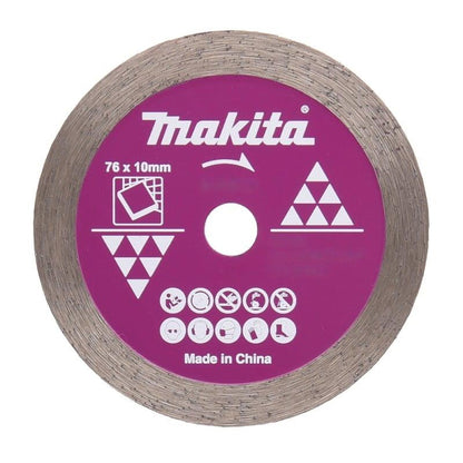 Diamentowa tarcza tnąca Makita, 76 mm x 10 mm x 1.4 mm