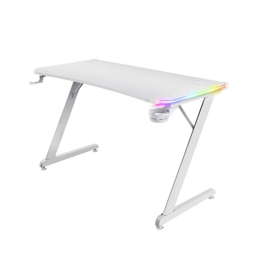 Gaming Desk Trust GXT 709 LUMINUS, white