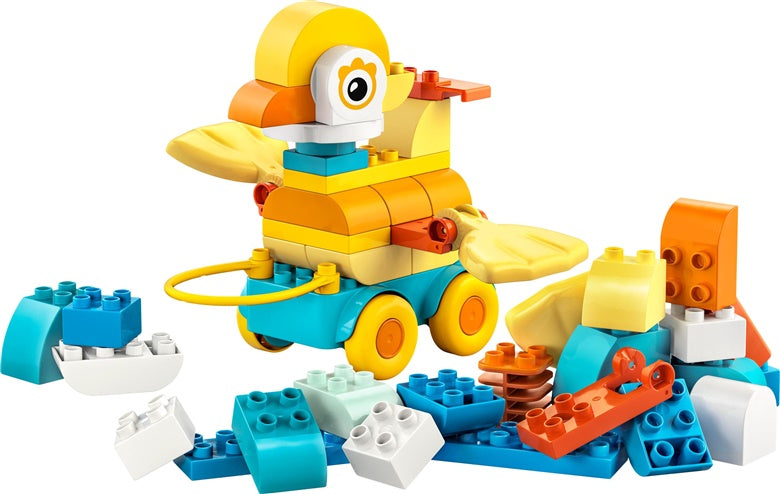 LEGO® DUPLO® Gyvūnai ant ratukų „trys viename“
