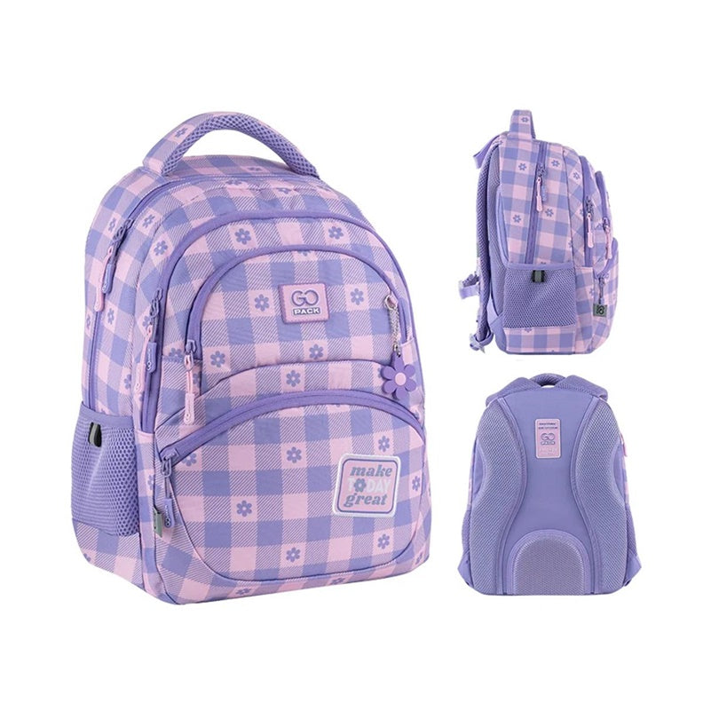 School backpack GO25-175M-4, pink, 39x29.5x12cm