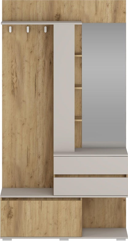 SPINTA PRIEŠ 120X223X41CM RUDA-KAŠ