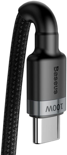 Кабель BASEUS USB Type C (штекер) - USB Type C (штекер), 2 м, черный