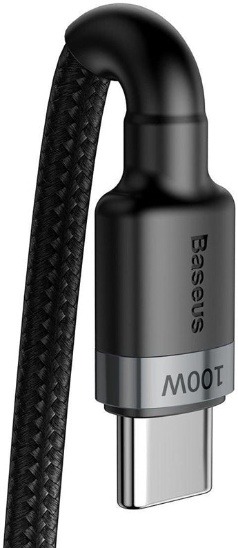 Laidas BASEUS USB Type C M, USB Type C M, 2m, juodas