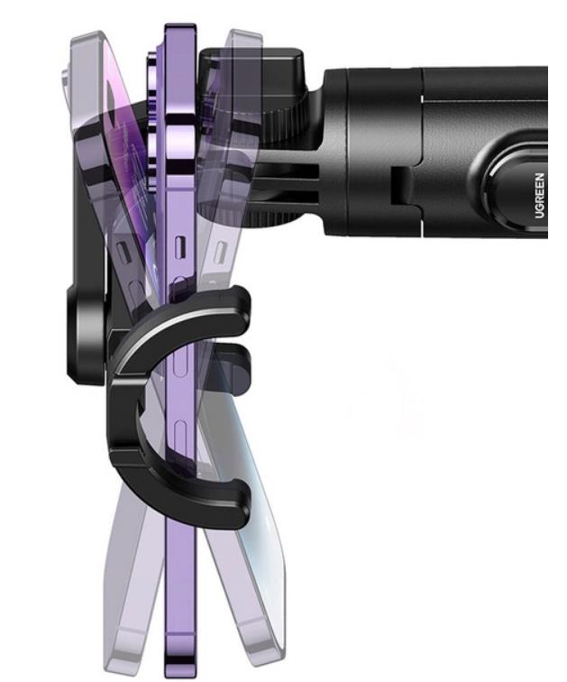 Ugreen 15062 Selfie Stick Tripod, Black, 4.6 - 7.2"
