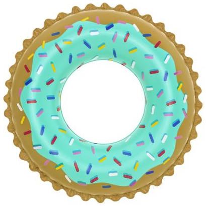 Dmuchane koło Bestway Donut 36300, brązowo-zielone, 910 mm