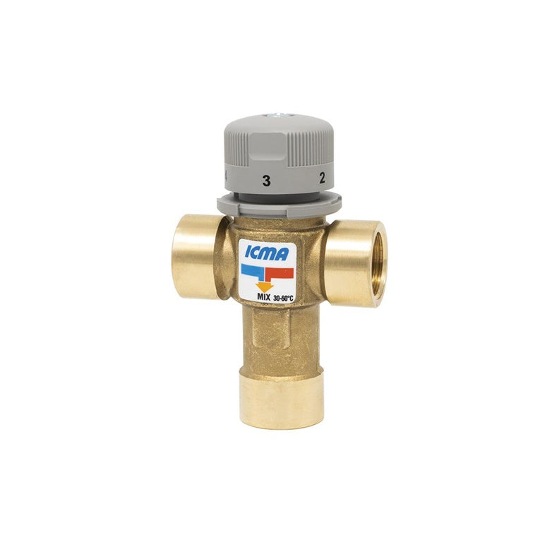 Regulator temperatury ICMA 1/2", GZ/GW, 30 - 65°C