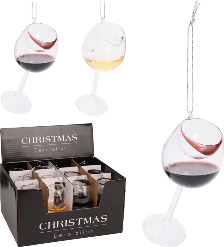 Eglutės žaisliukas Glass, įvairių spalvų