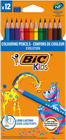 Цветные карандаши Bic Evolution, 12 шт.