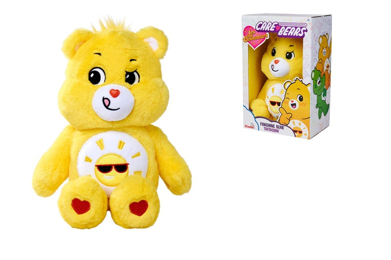 Pliušinis žaislas Simba ShareBear Funshine, geltonas, 35 cm