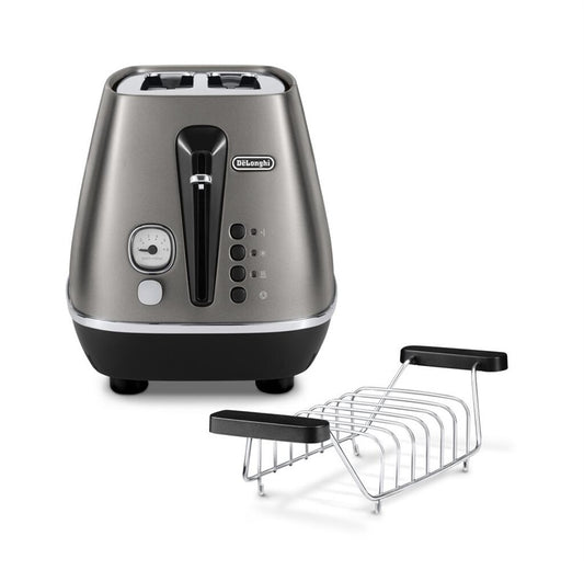Toster DeLonghi CTIN2103.TB, tytanowy