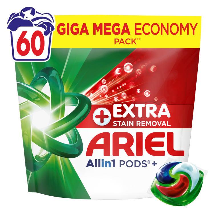 Skalbimo kapsulės Ariel All-in-1 PODS, 60 vnt.