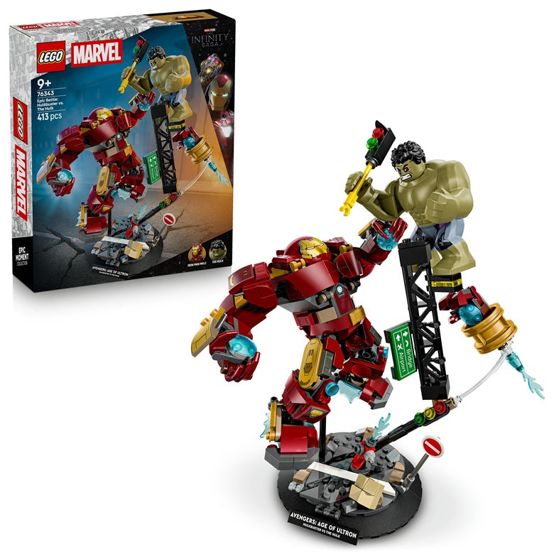 Konstruktor LEGO® Marvel Hulkbuster 76343, 413 elementów.