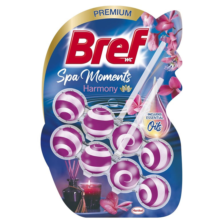 AIR FRESHENER WC BREF SPA MOM HARMO 2X50G
