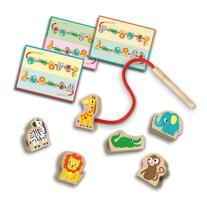 Creative Set SES Creative Lacing Animal Beads 14487