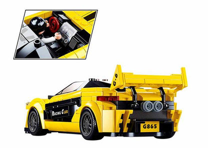 Constructor Sluban Super Car Yellow M38-B0956, plastic