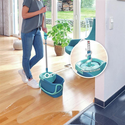 Leifheit Rotation Disc Mop Ergo Floor Cleaning Set, 6 l