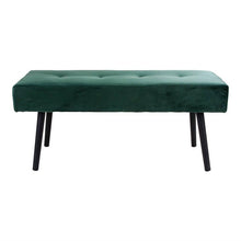 Hallway bench Skiby, green, 100x35x44cm