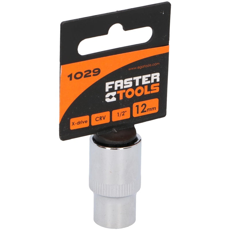 Varžtų galvutė Faster Tools 1/2" 12 mm 1029