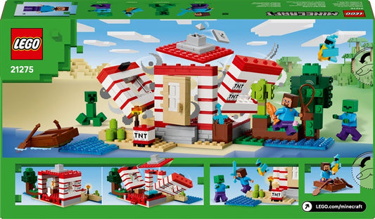 Konstruktor LEGO® Minecraft Dom w dżungli z TNT 21275