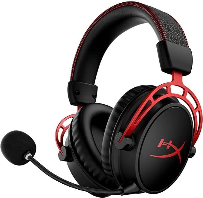 Ausinės HyperX Cloud Alpha Wireless, juodos/raudonos