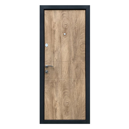 DOOR STEEL OPTIM-185 BROWN 860X2050X80R