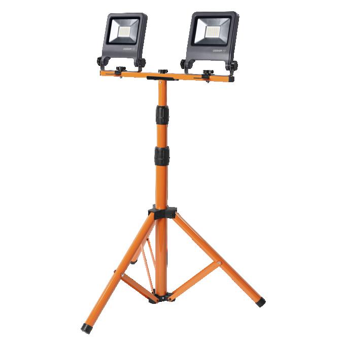 FLOODLIGHT STANDING 2X30W 6000LM IP65